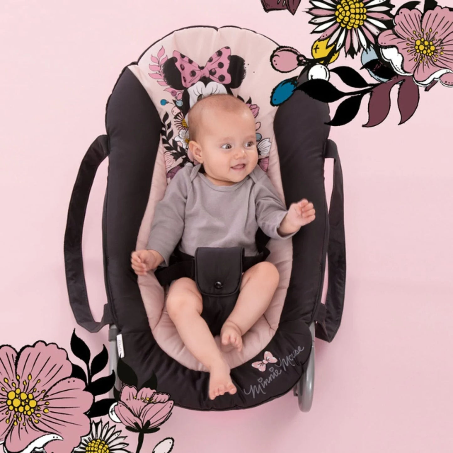 Hauck Disney Rocky Bouncer - Minnie Sweetheart