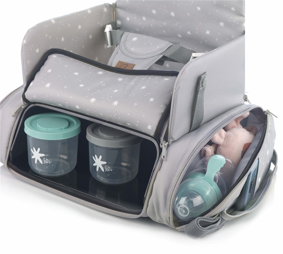 Jane Avant Travel Highchair with Storage, Botanic