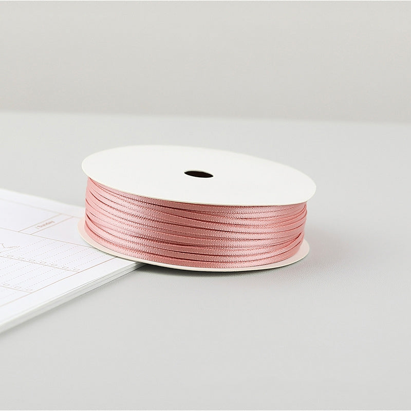 2mm Silk Ribbon Balloon Ribbon Rope Double-sided Diy Packaging