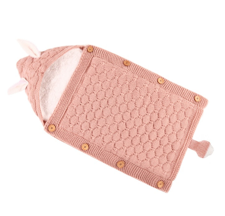 Premium Baby Sleeping Bag - Soft Lamb Cashmere Lined Infant Sleep Sack | Warm & Cozy Newborn Swaddle Blanket
