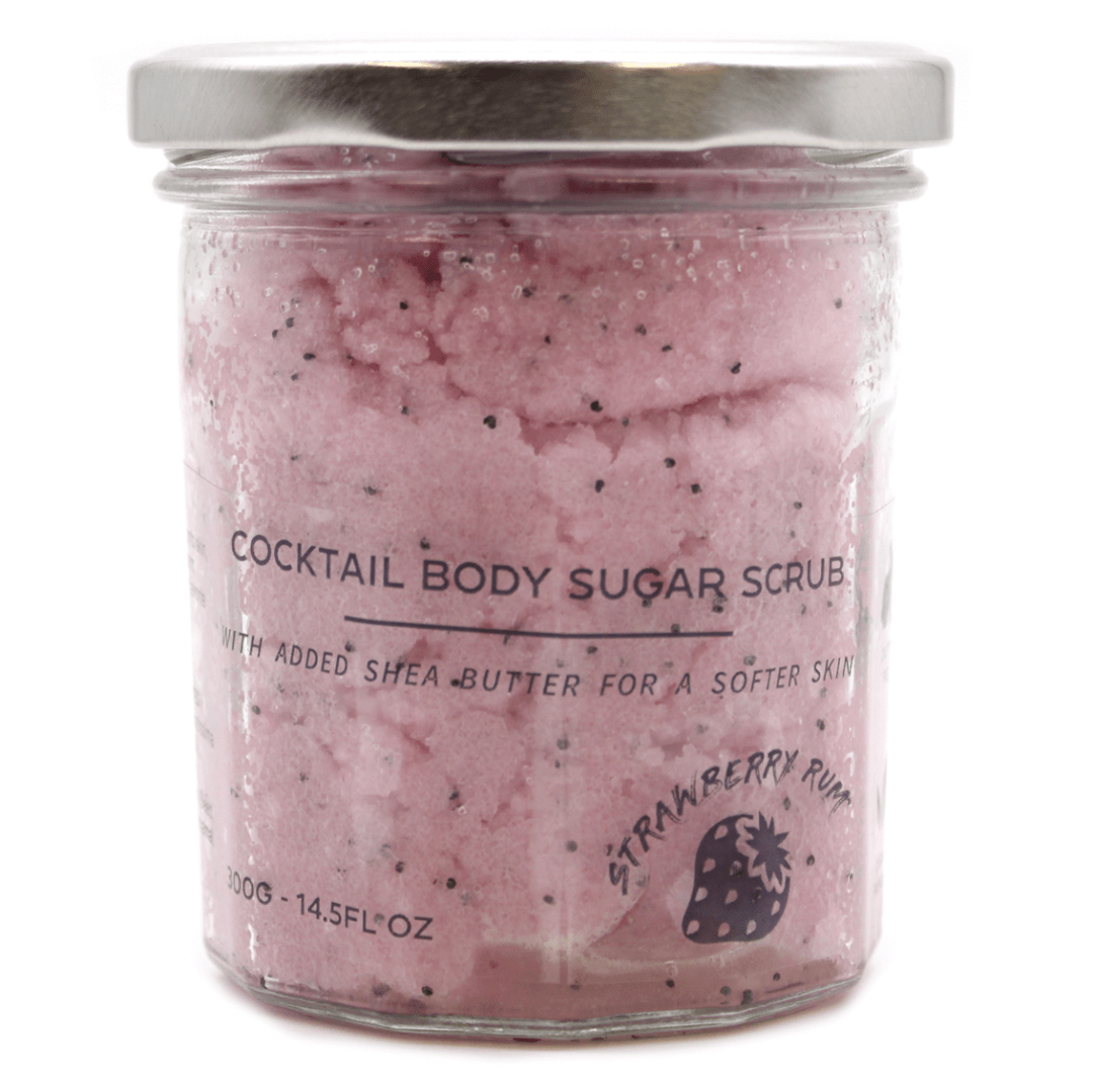 Fragranced Sugar Body Scrub - Strawberry Rum 300g