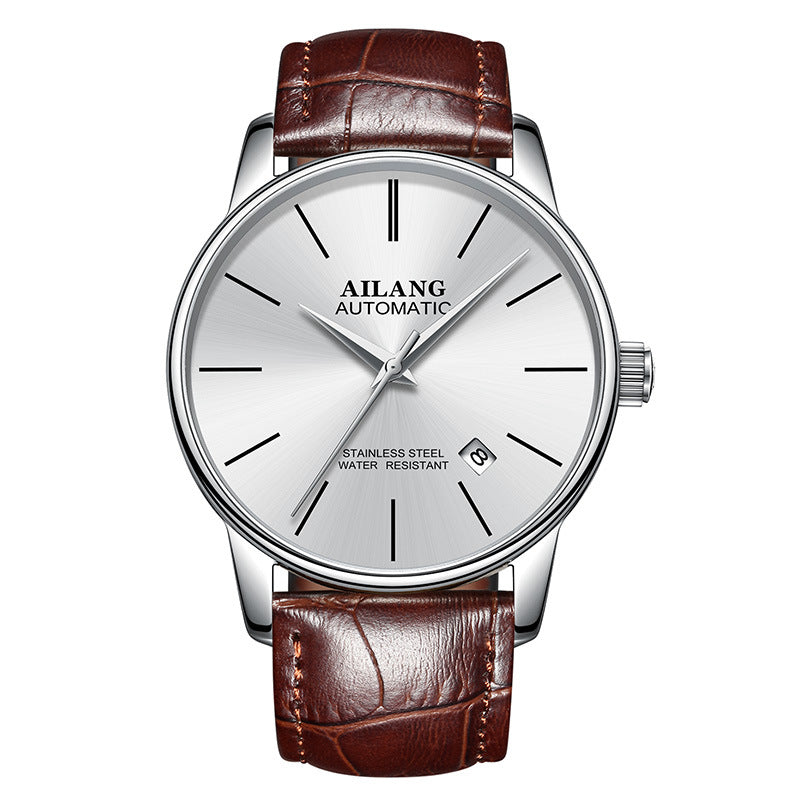 Men's Automatic Mechanical Watch - Rose Gold Black Premium Wrist Watch