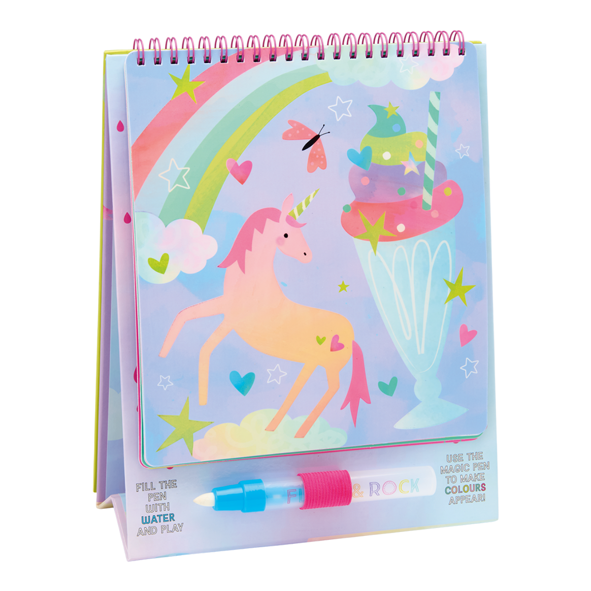 Magic Colour Changing Watercard Easel and Pen - Fantasy