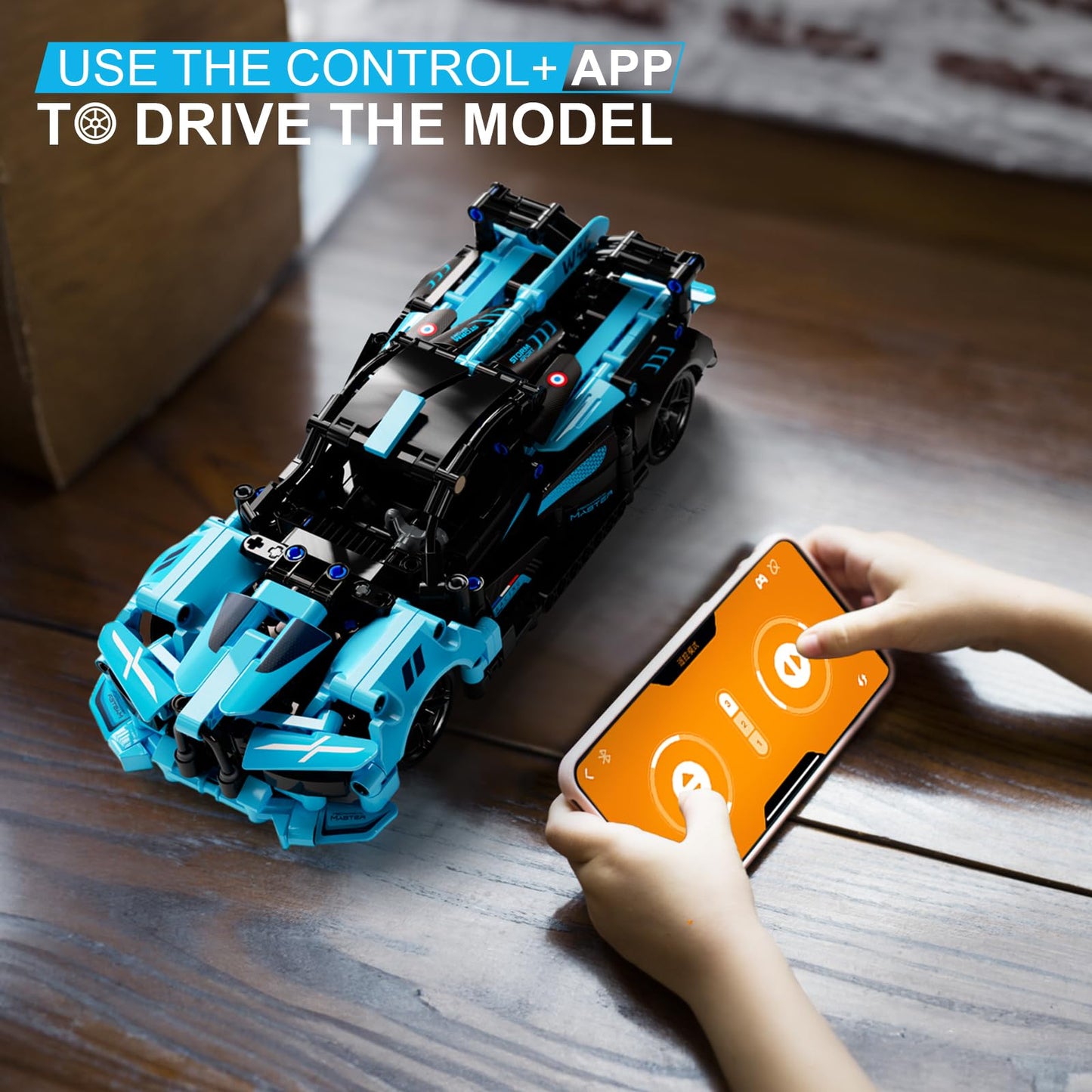 28°C STEM Remote Car Building Kit for Kids 8-12 – 2-in-1 Car & Shark Chariot with App & Remote