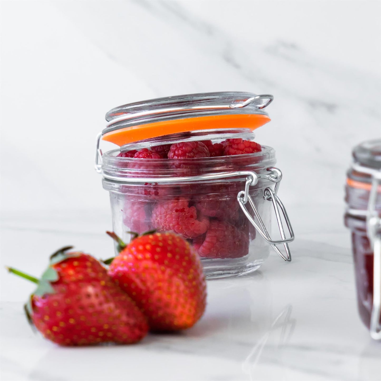 Large Glass Storage Jar Seals - Pack of Six