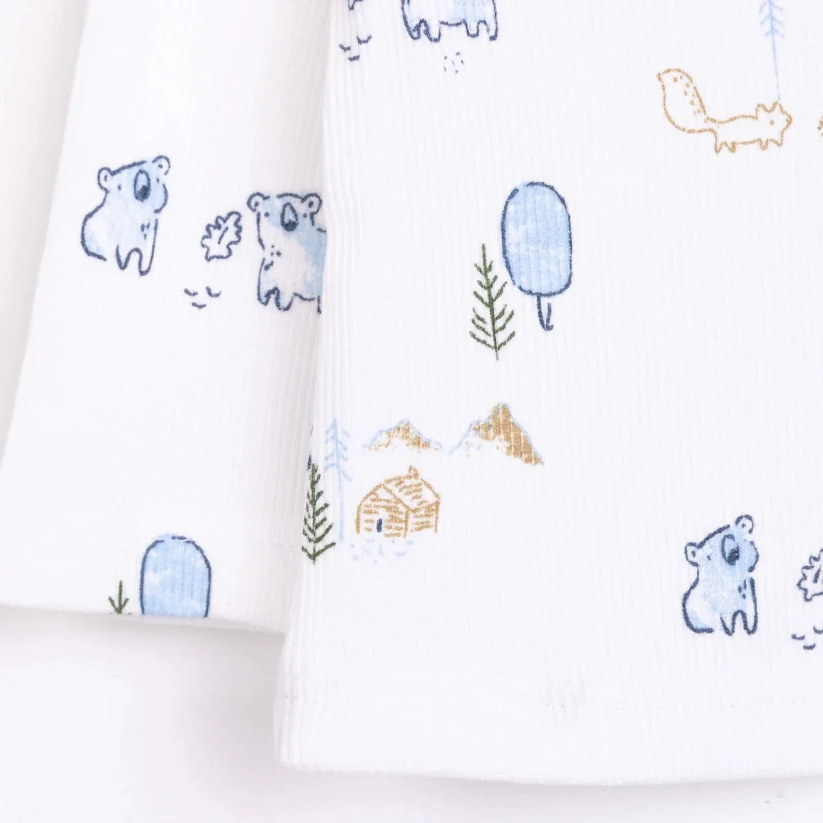 HelloBaby Boy Long Sleeve Pyjamas Set - Ecru