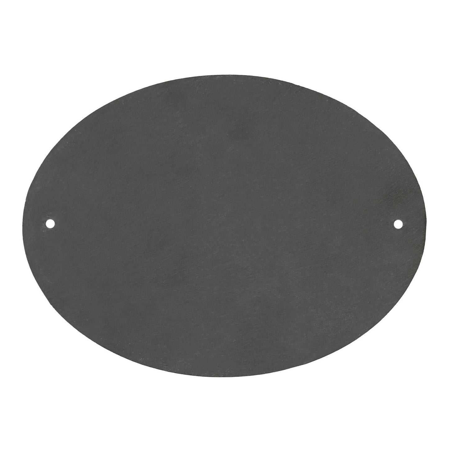 Linea Oval Blank Slate House Sign - 20cm x 15cm