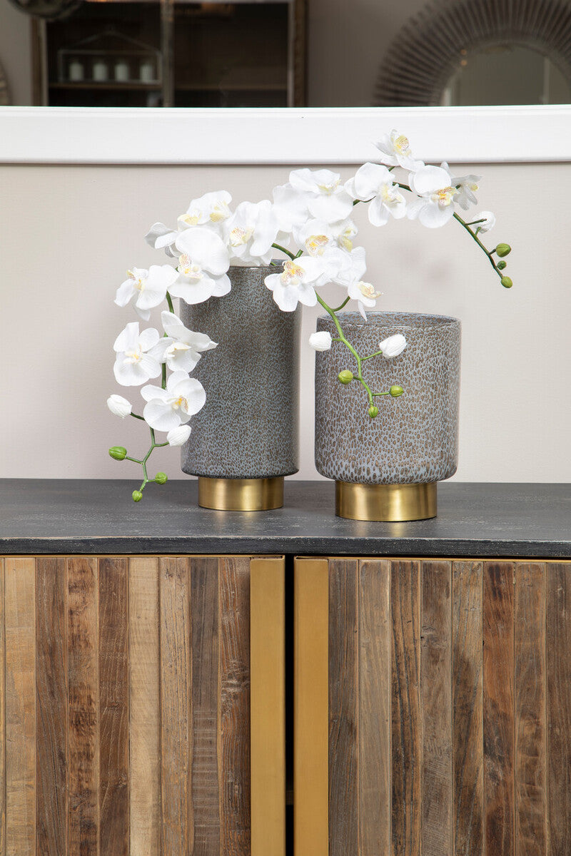 Fiori Artificial flowers Cream Orchid Stem
