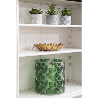 Fiori Set of 3 Succulents in Geometric Design Ceramic Pots