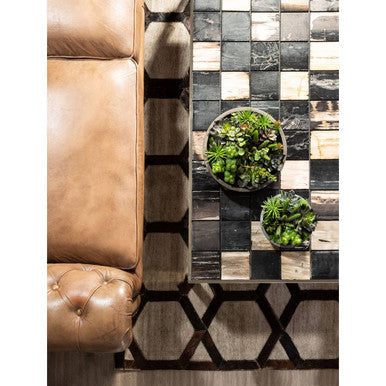 Fiori Paper Stone Effect Pot Mixed Succulent