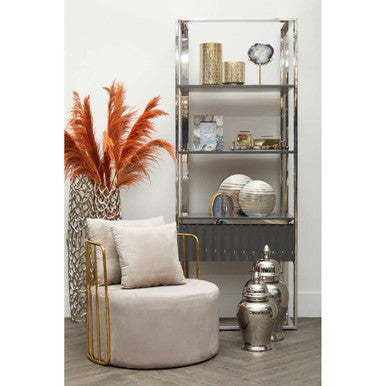 Fiori Pampas Grass Orange Stem