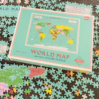Rex London Jigsaw puzzle (1000 pieces) - World Map
