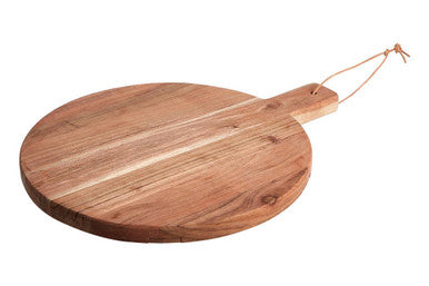 Small Round Acacia Wood Chopping and Serving Board | Socorro