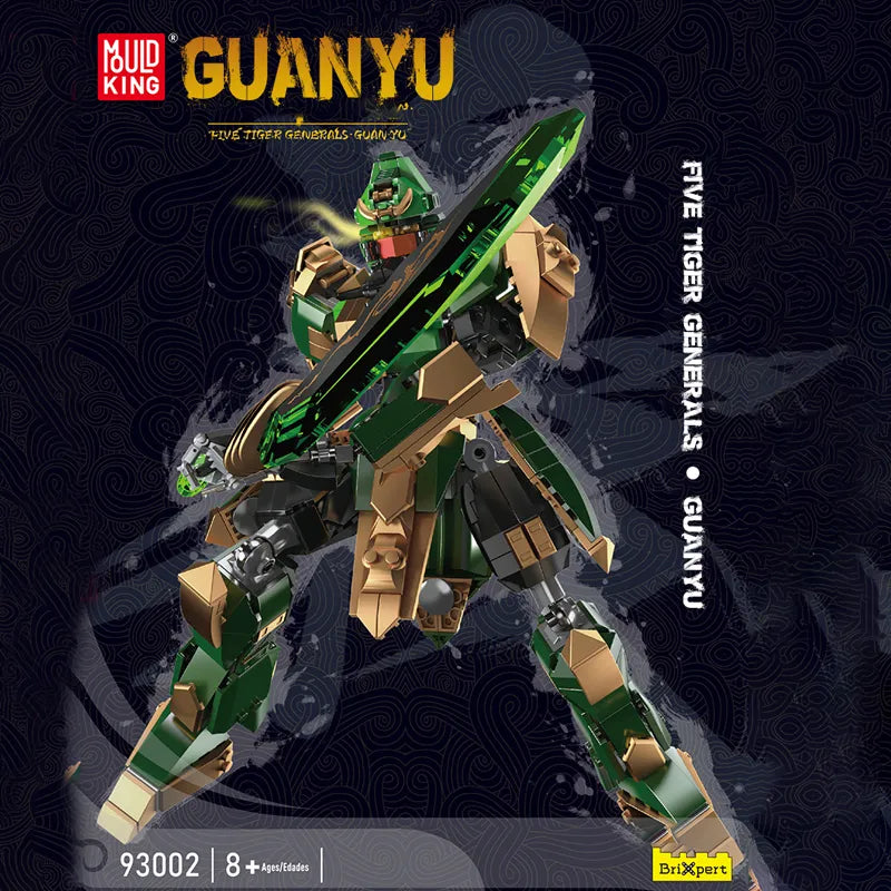 MouldKing Five Tiger Generals GuanYu 93002