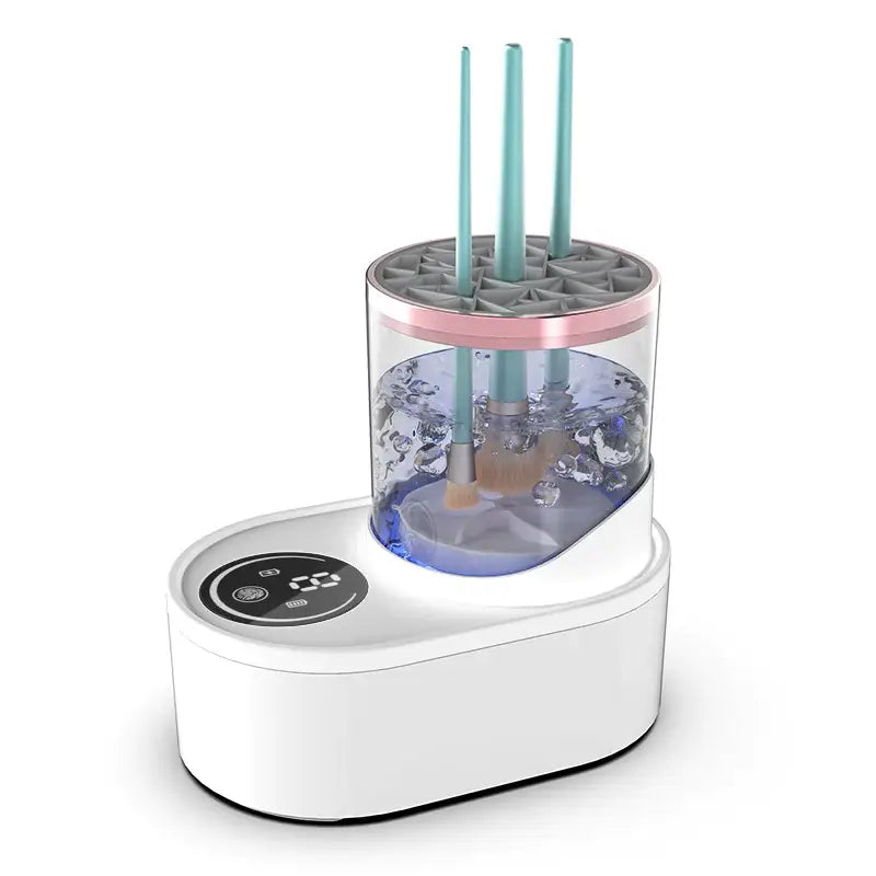 Electric Makeup Brush Cleaner and Dryer - USB Powered with Auto Drying