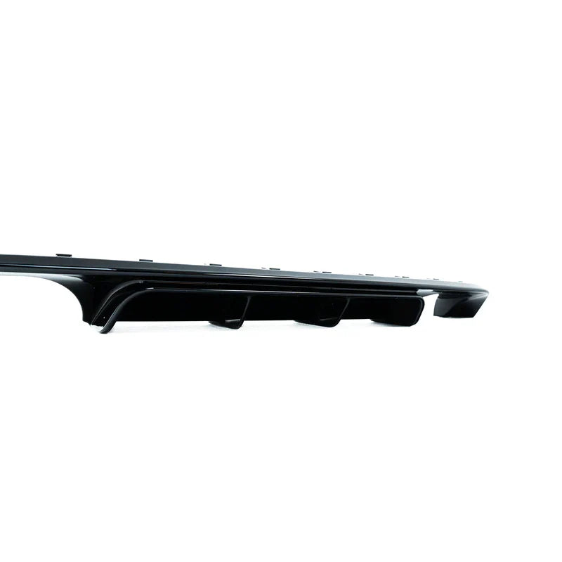VW GOLF R MK7.5 EVO-1 GLOSS BLACK REAR DIFFUSER BY ZAERO (2017-2020)
