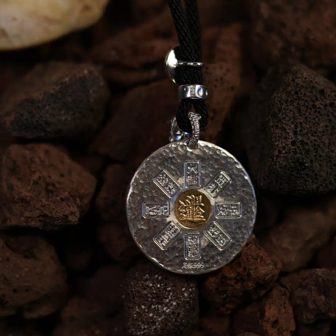 Yellow Jambhala Black Cord Necklace-30g