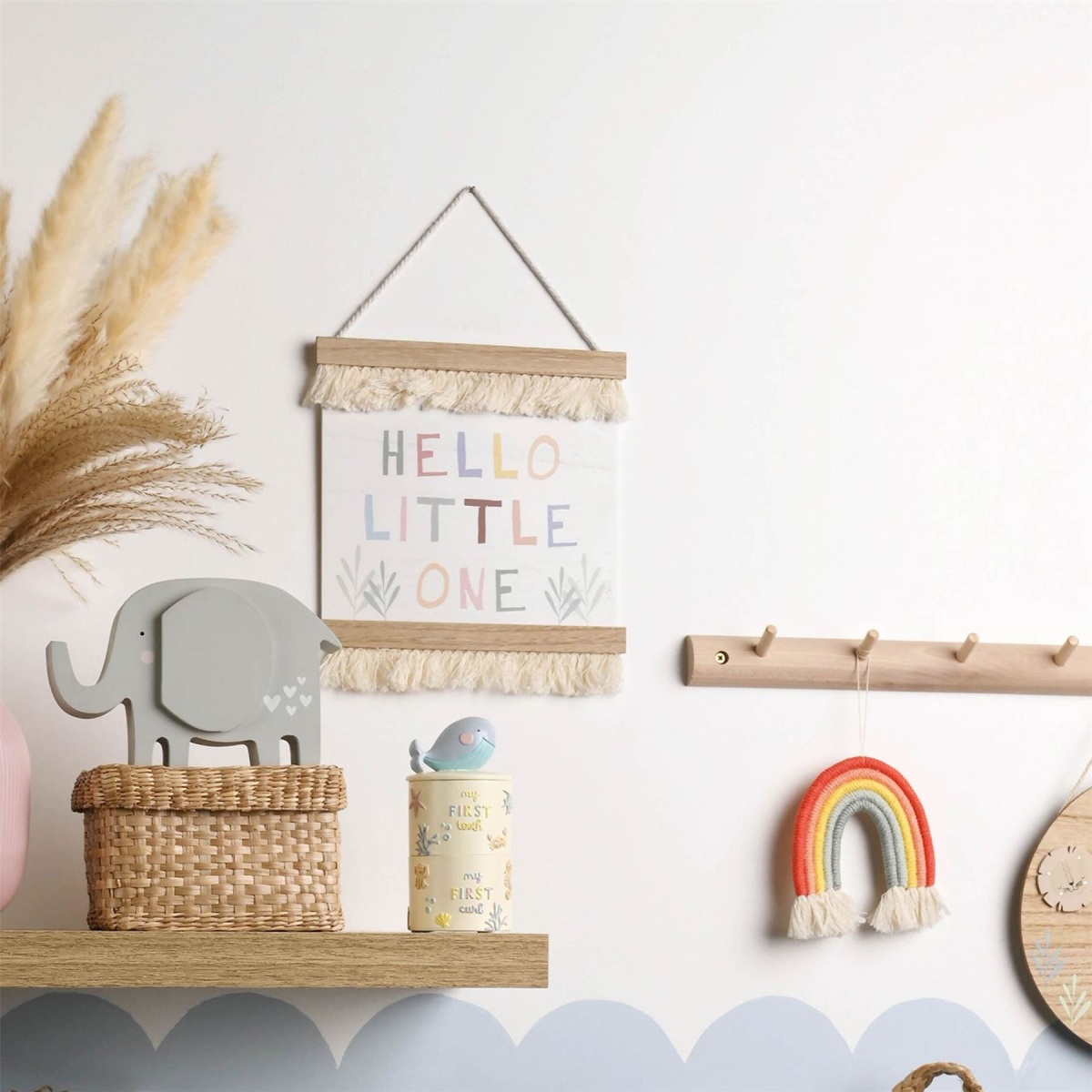 Petit Cheri Hanging Pendant "Hello Little One" 23cm