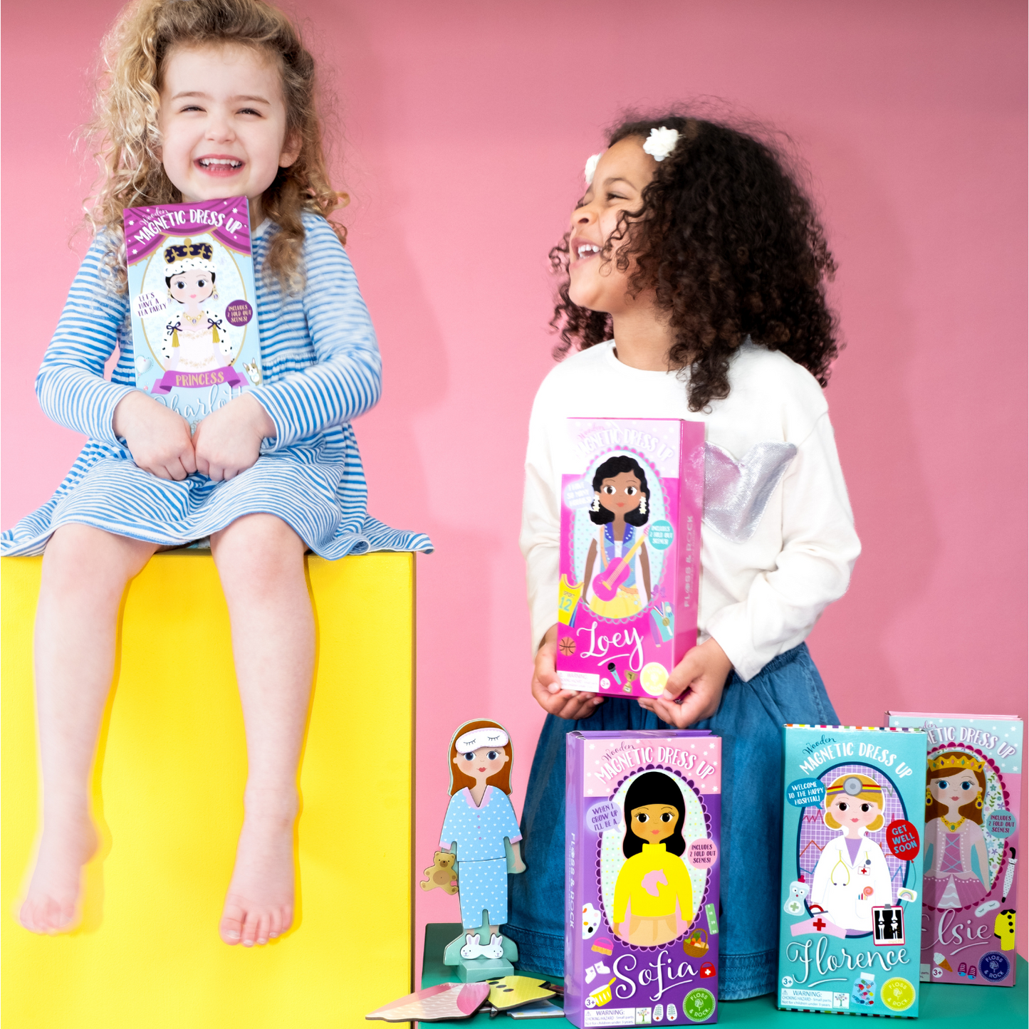 Wooden Magnetic Dress Up Doll - Sofia