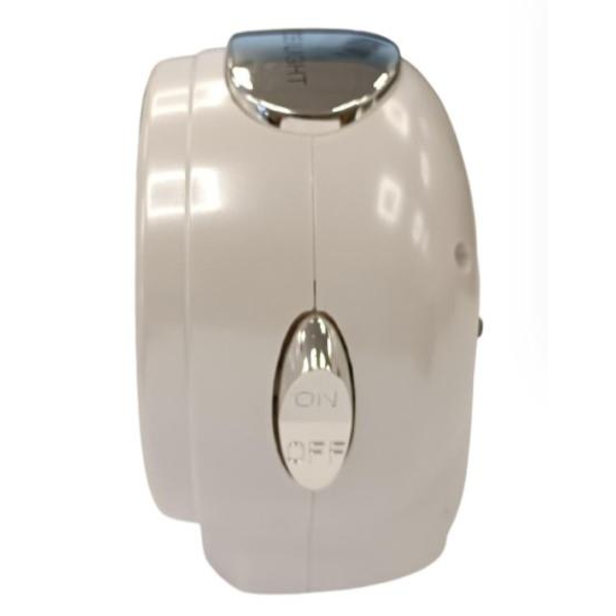 Acctim Eden Non Ticking Sweep Crescendo Alarm Clock in White - 16522