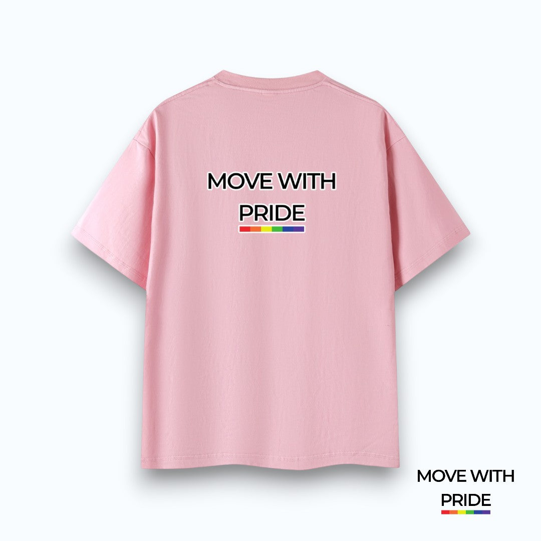 'Move With Pride' Essential Cotton T-Shirt