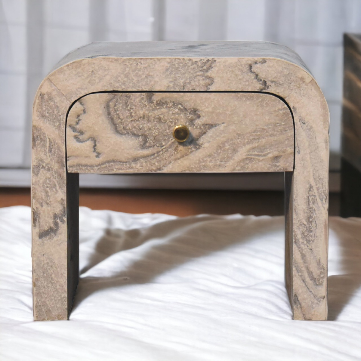Artisan Furniture Solid Wood Nouveau Bedside