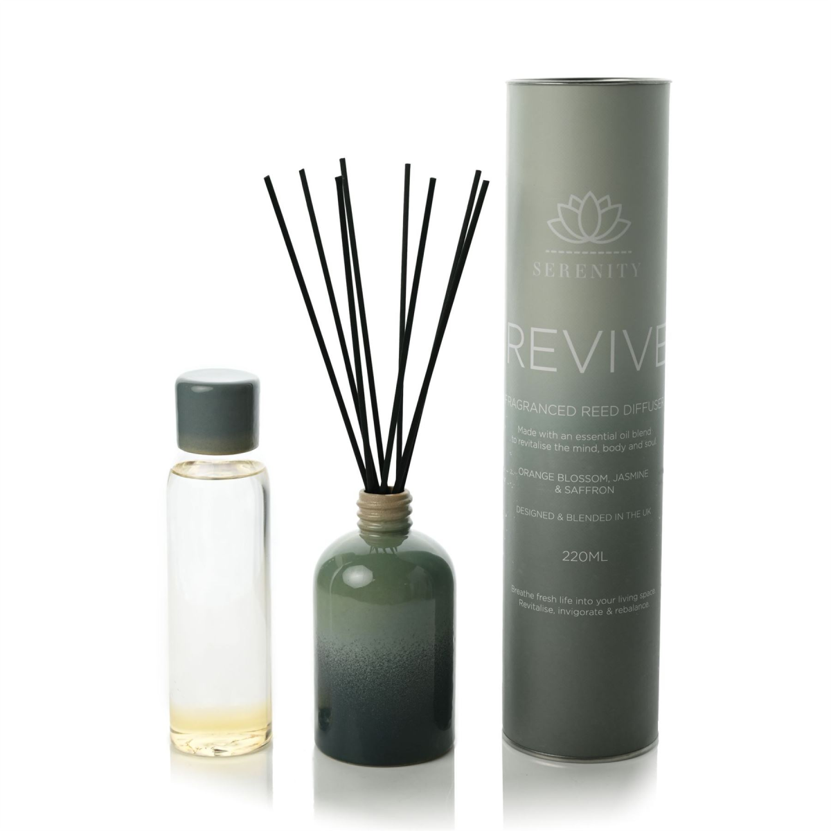 Serenity Revive Ceramic Diffuser 220ml Orange Jasmine