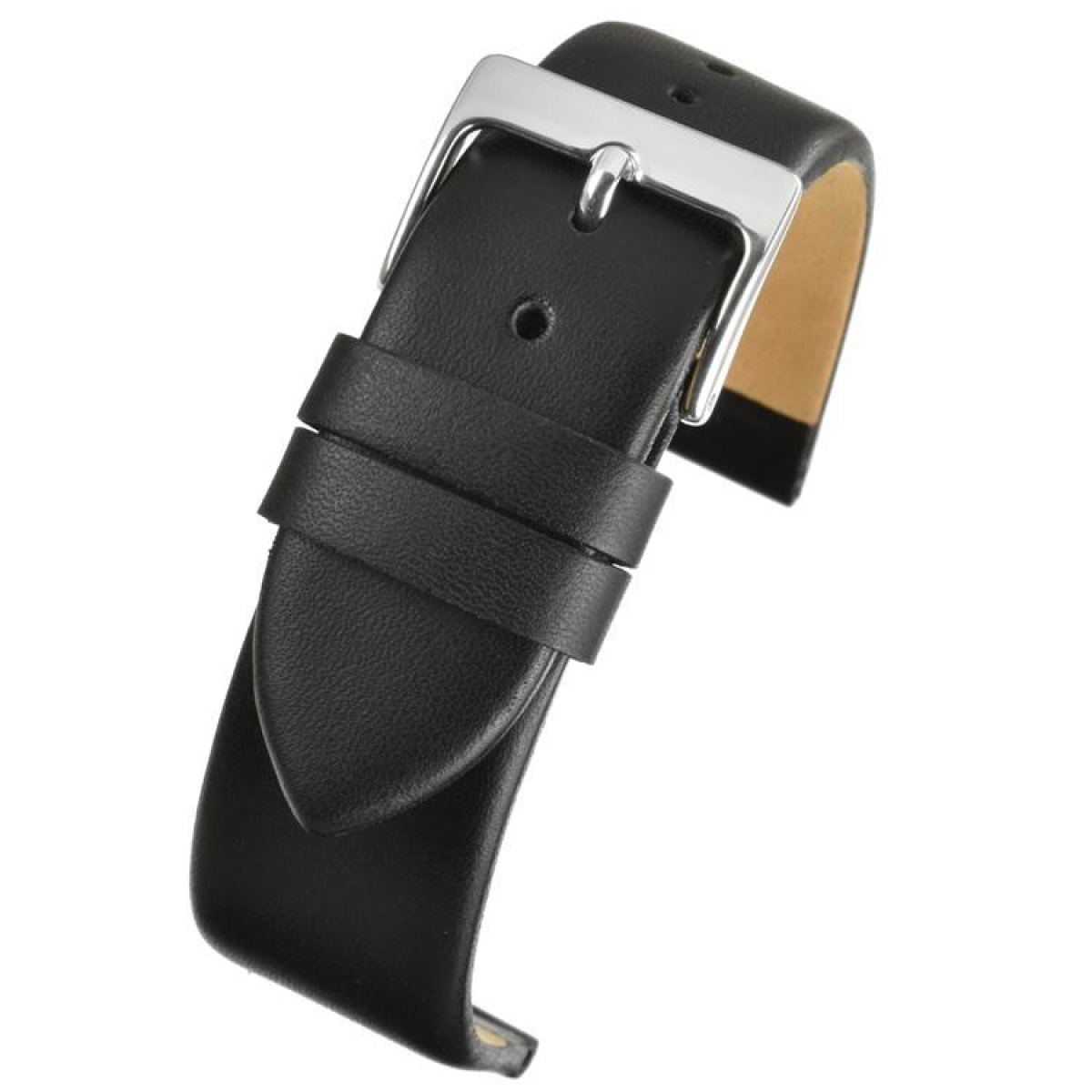 Black Calf Watch Strap 16mm