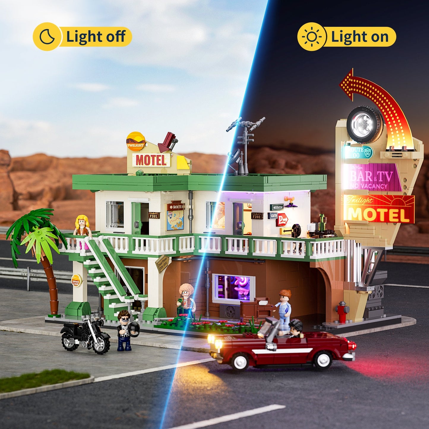 LUMIBRICKS - FUNWHOLE Twilight Motel F9054