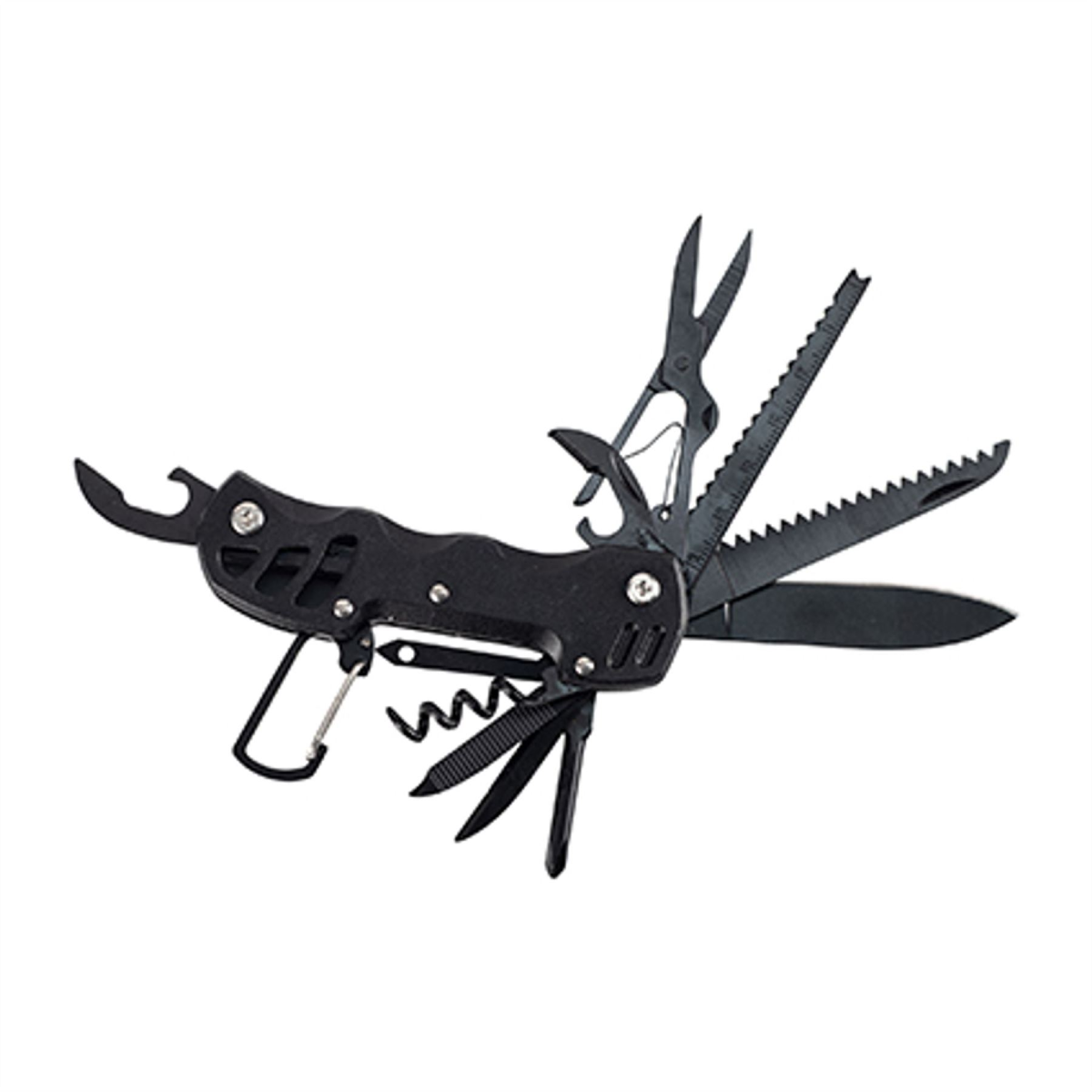 Mad Man Trail Mate 12 in 1 Multi Function Pocket Tool - Black