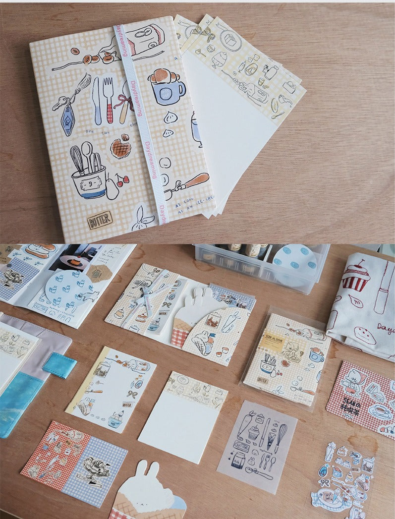 A Gator Life | Cream Bunny Journal Material Pack