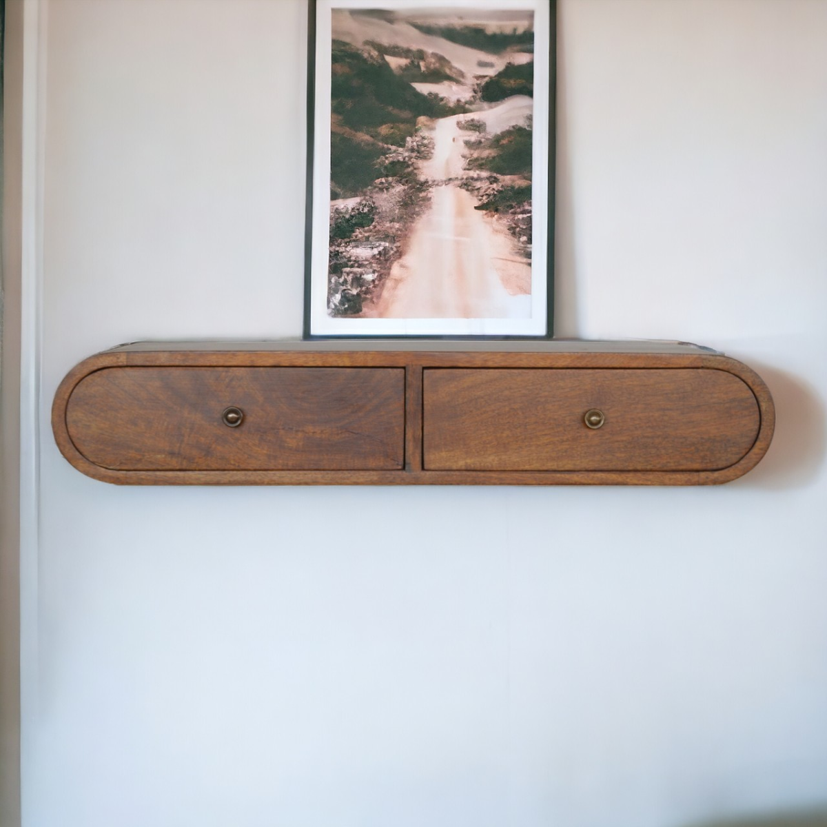 Artisan Furniture Solid Wood Floating Chestnut London Console