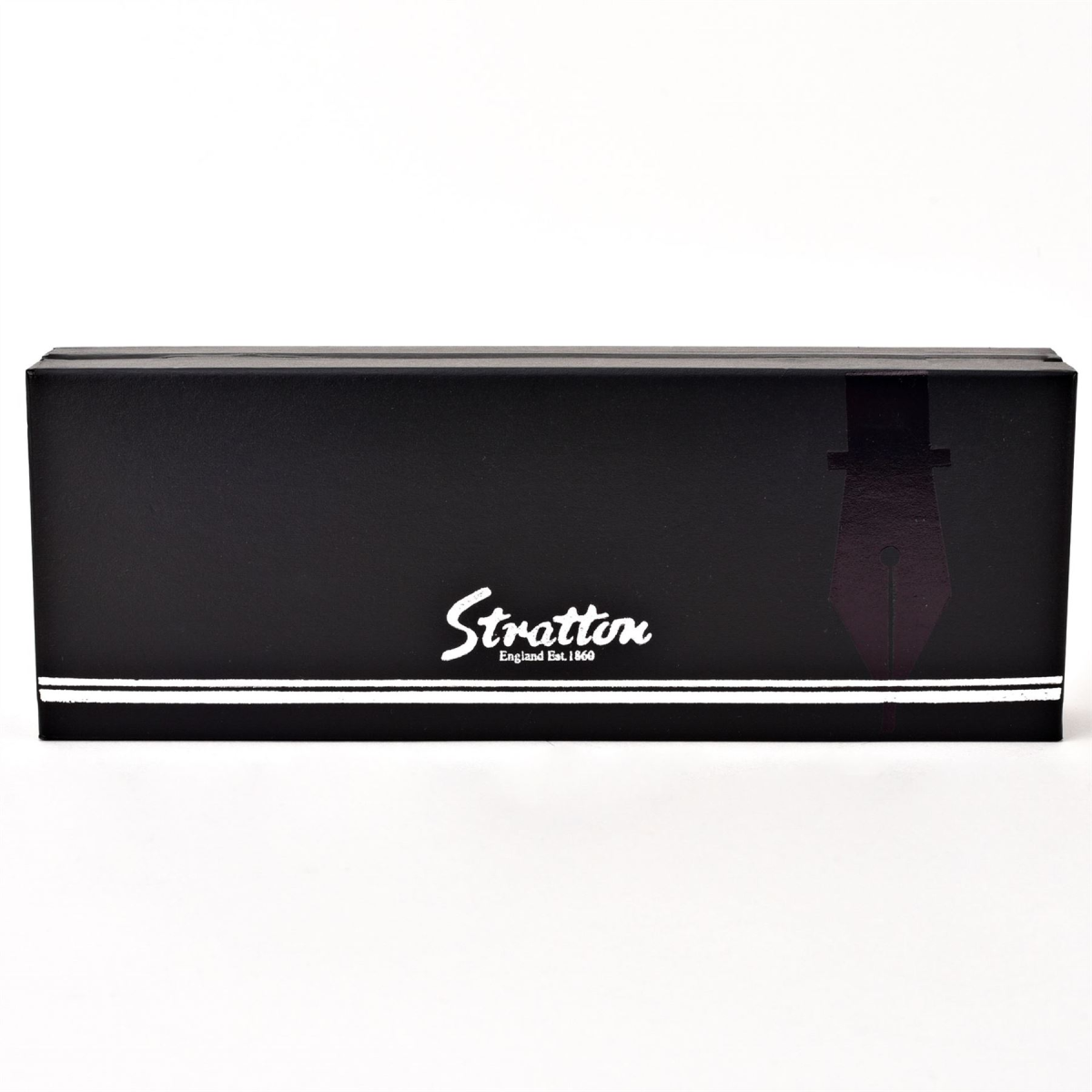 Stratton Rollerball Pen - Blue & Silver