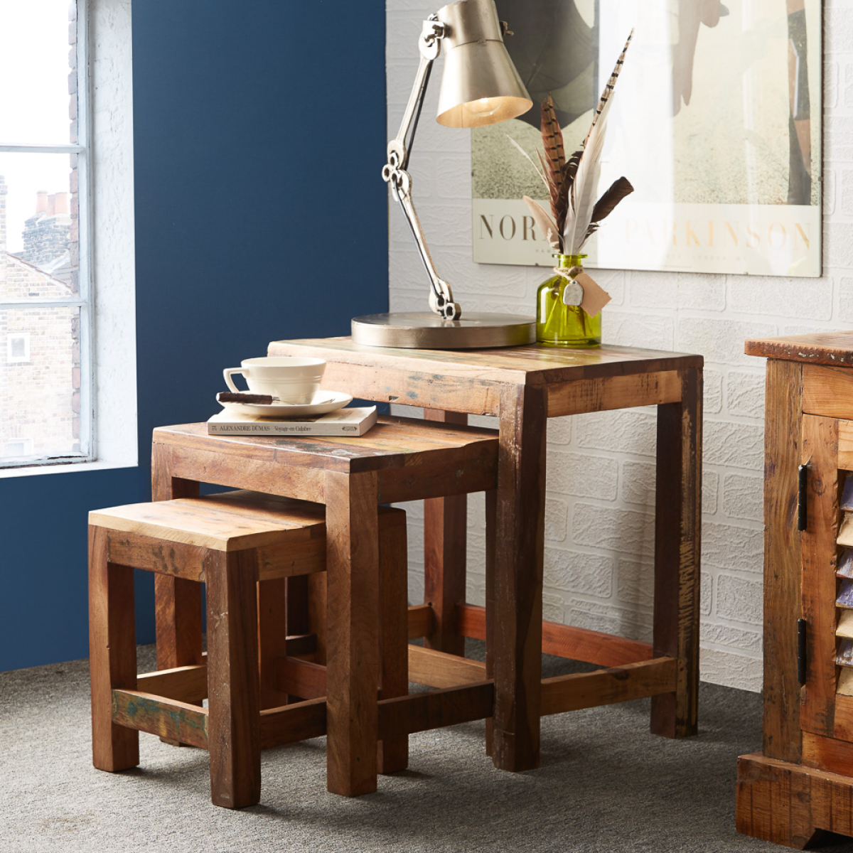 Coastal  Nest Of 3 Tables