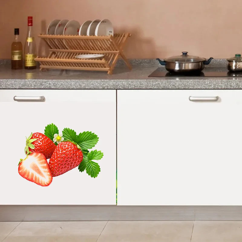PVC Wall Sticker - Pastoral Plant Design for Home Decor