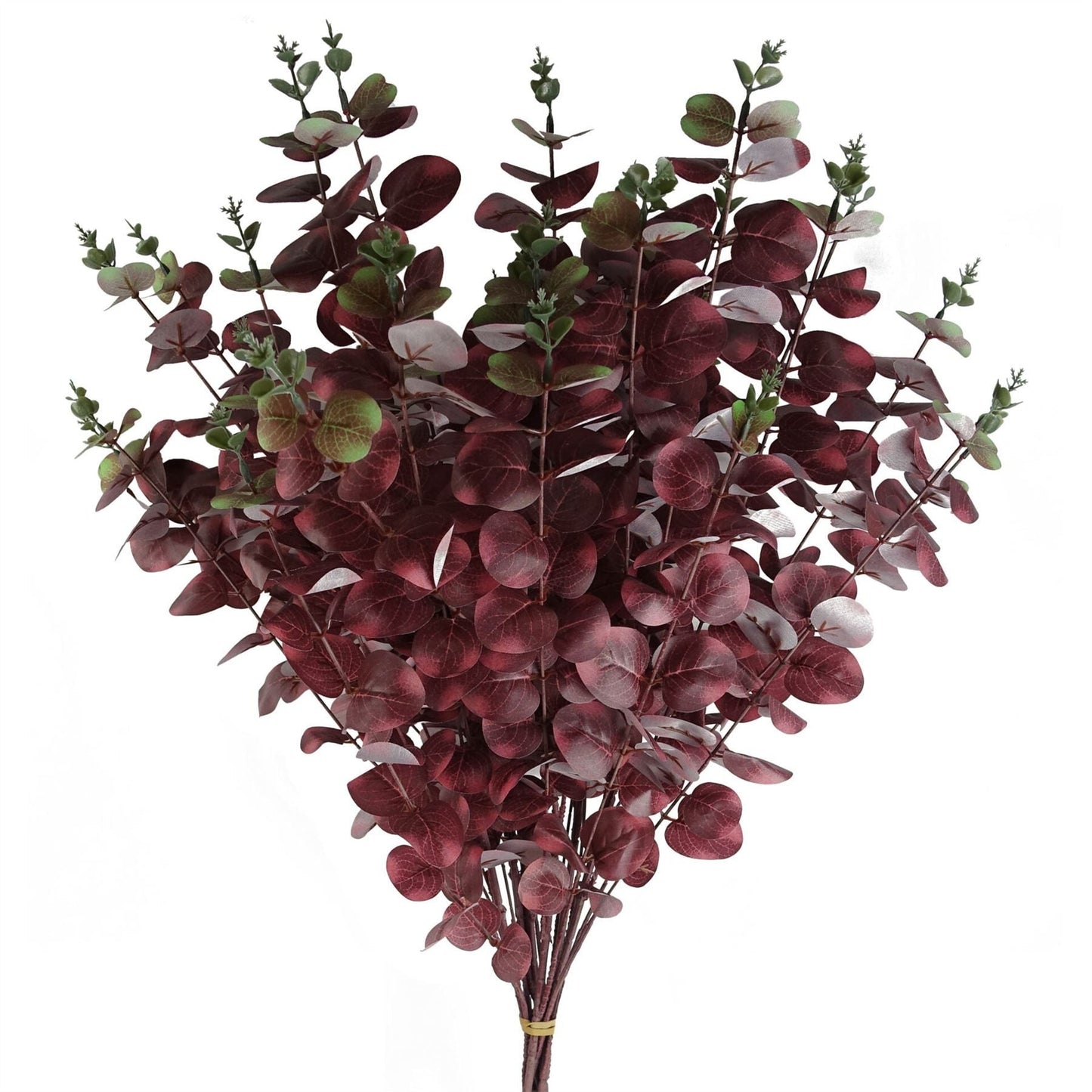 100cm Artificial Eucalyptus Foliage Burgundy