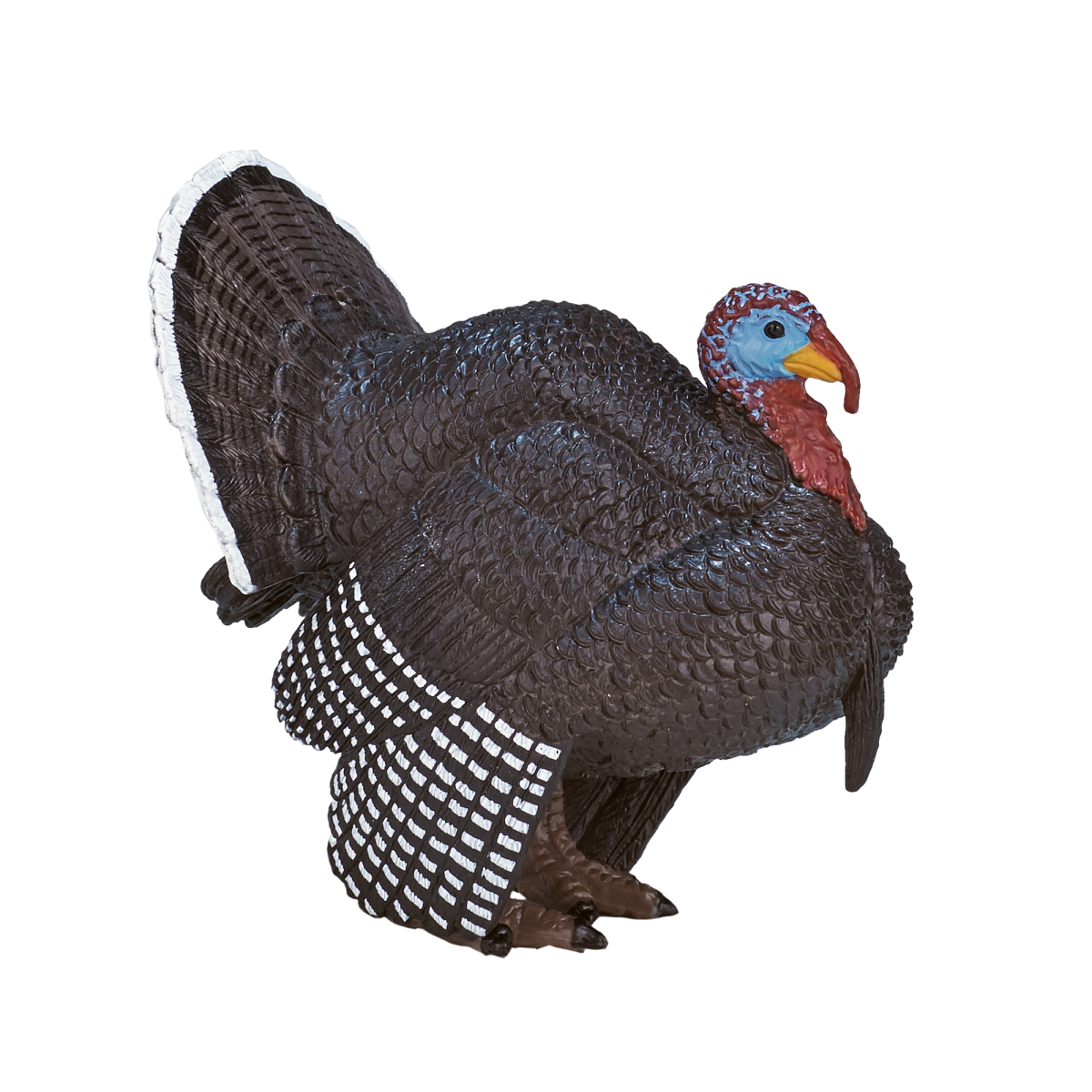 Male Turkey Toy Figure  Farmyard Animal Model