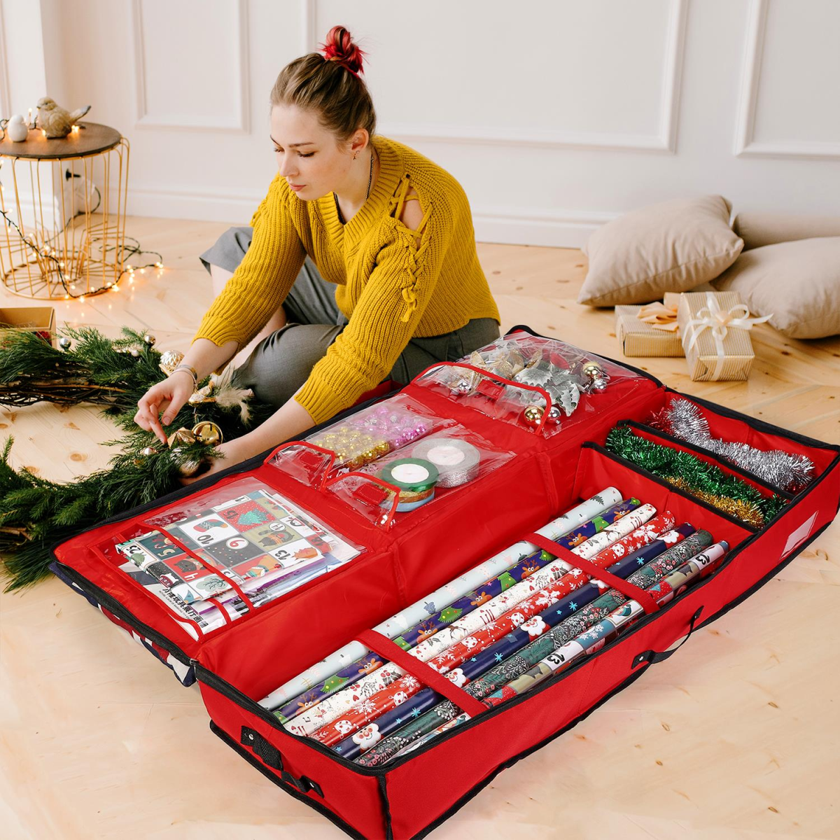 VINSANI DELUXE GIFT WRAP STORAGE 1010458