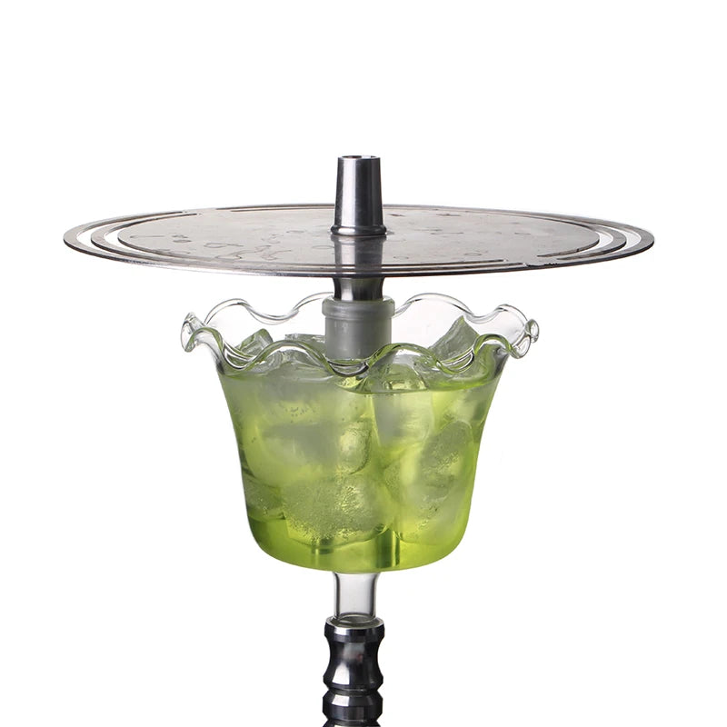 HY Glass Ice Bowl Pre-Cooler - Refreshing Smoke for Shisha Experience