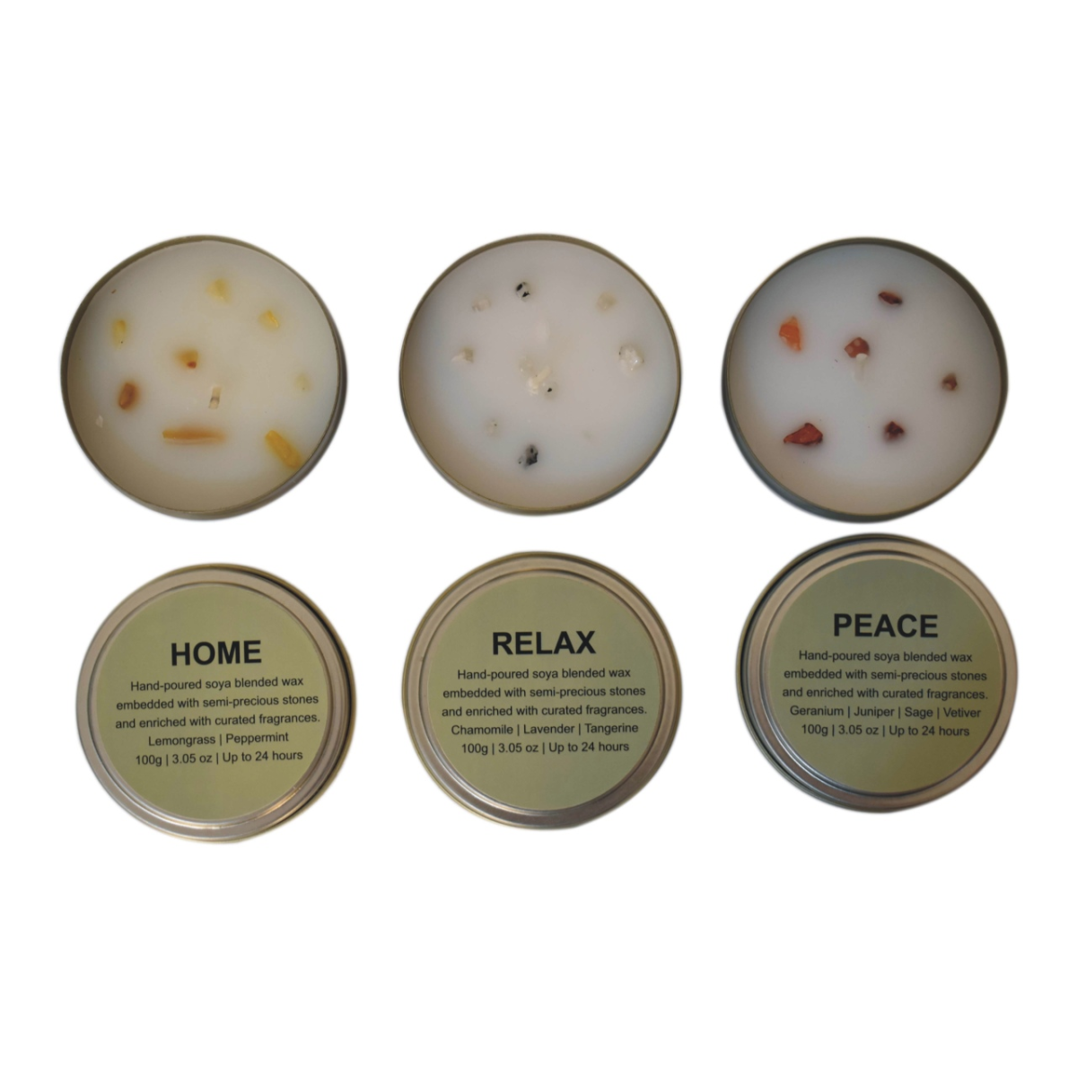 Artisan Furniture Home Fragrance Accessories - Candle Set (Home Peace Relax)