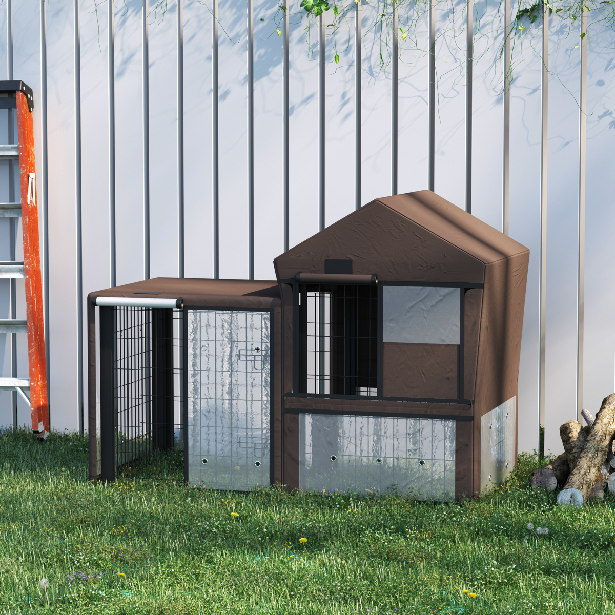 Rabbit Hutch Cover, Bunny Guinea Pig Cage Protector Water-Resistant Cover