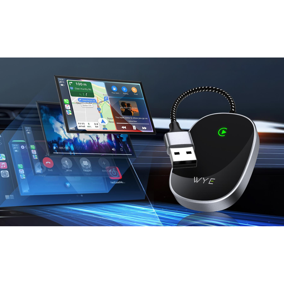 Wye Wireless Carplay Adapter