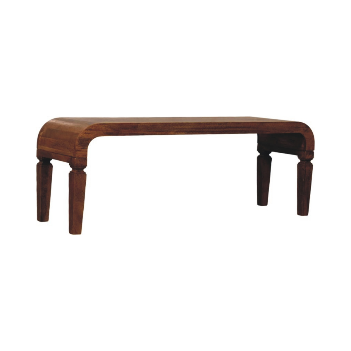 Artisan Furniture Solid Wood Arcus Coffee Table, Beige