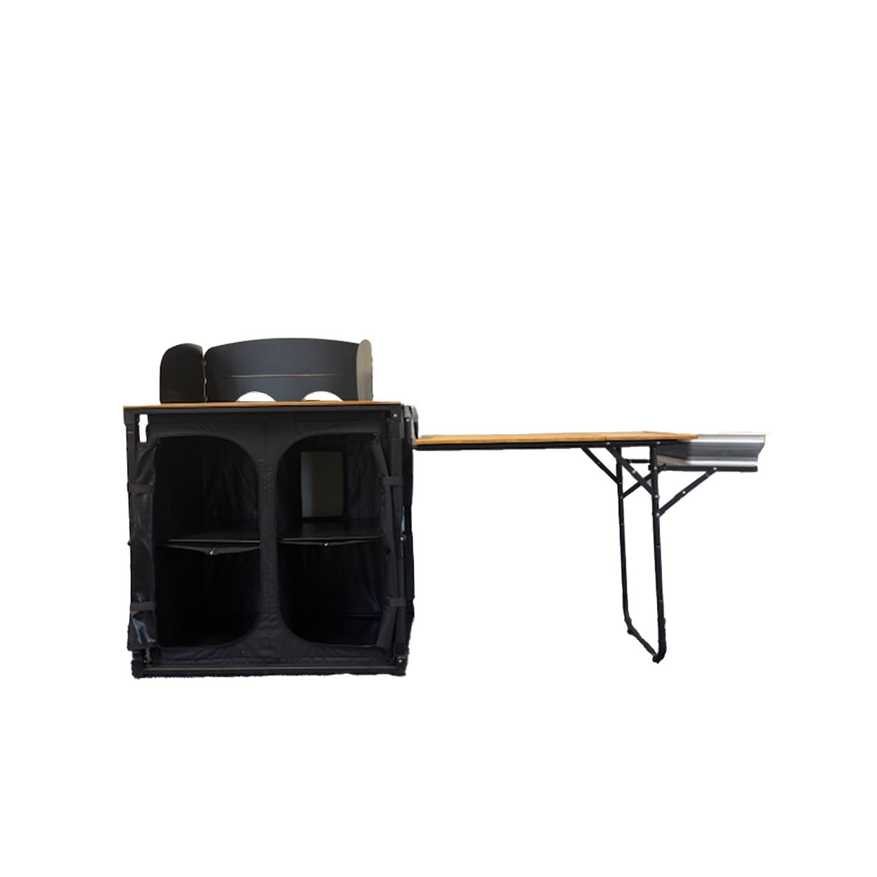 Camp Kitchen with side Table