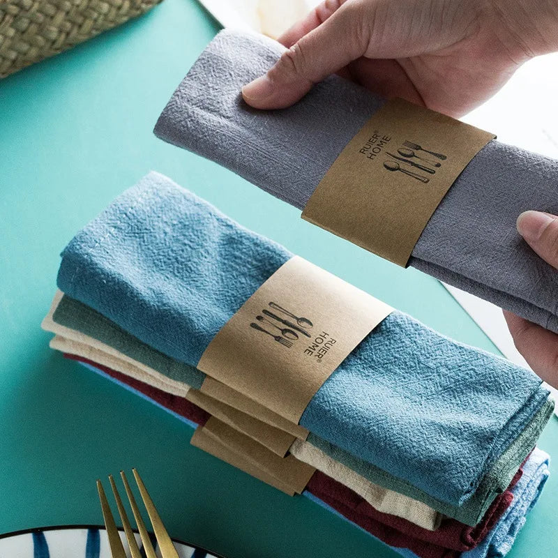 Quality Cotton Table Cloth - Soft & Multifunctional - Home Decor 40x30cm