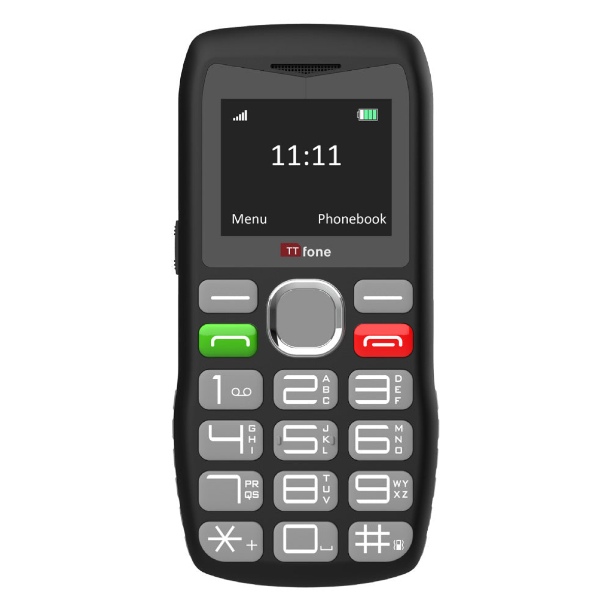 TTfone TT890 4G Mobile Phone with O2 Pay As You Go SIM card and USB Type C Cable