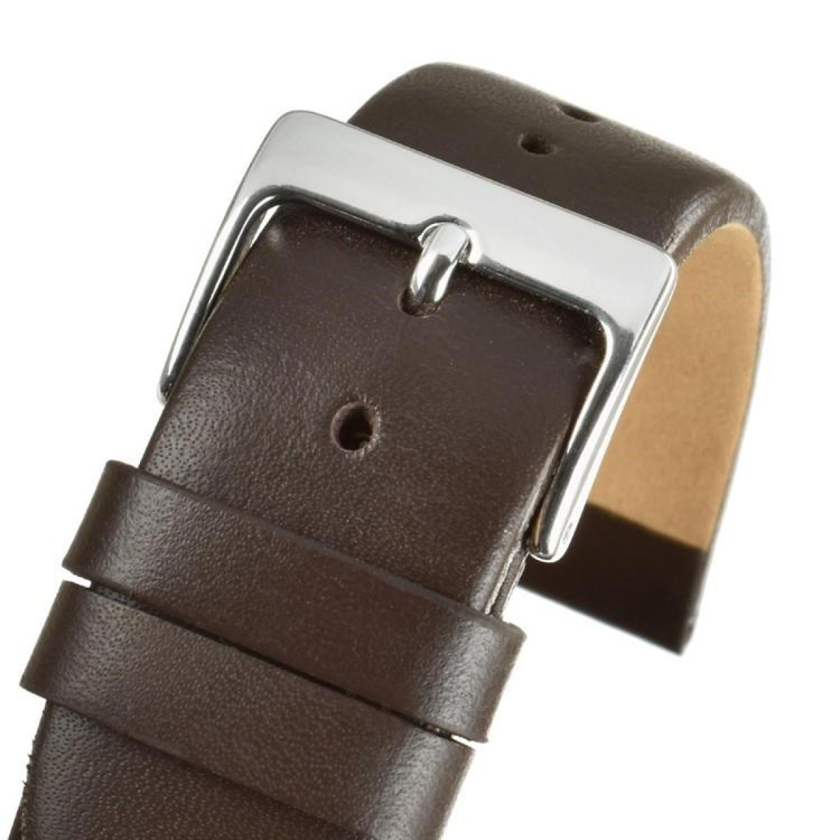 Brown Calf Leather Watch Strap 18mm