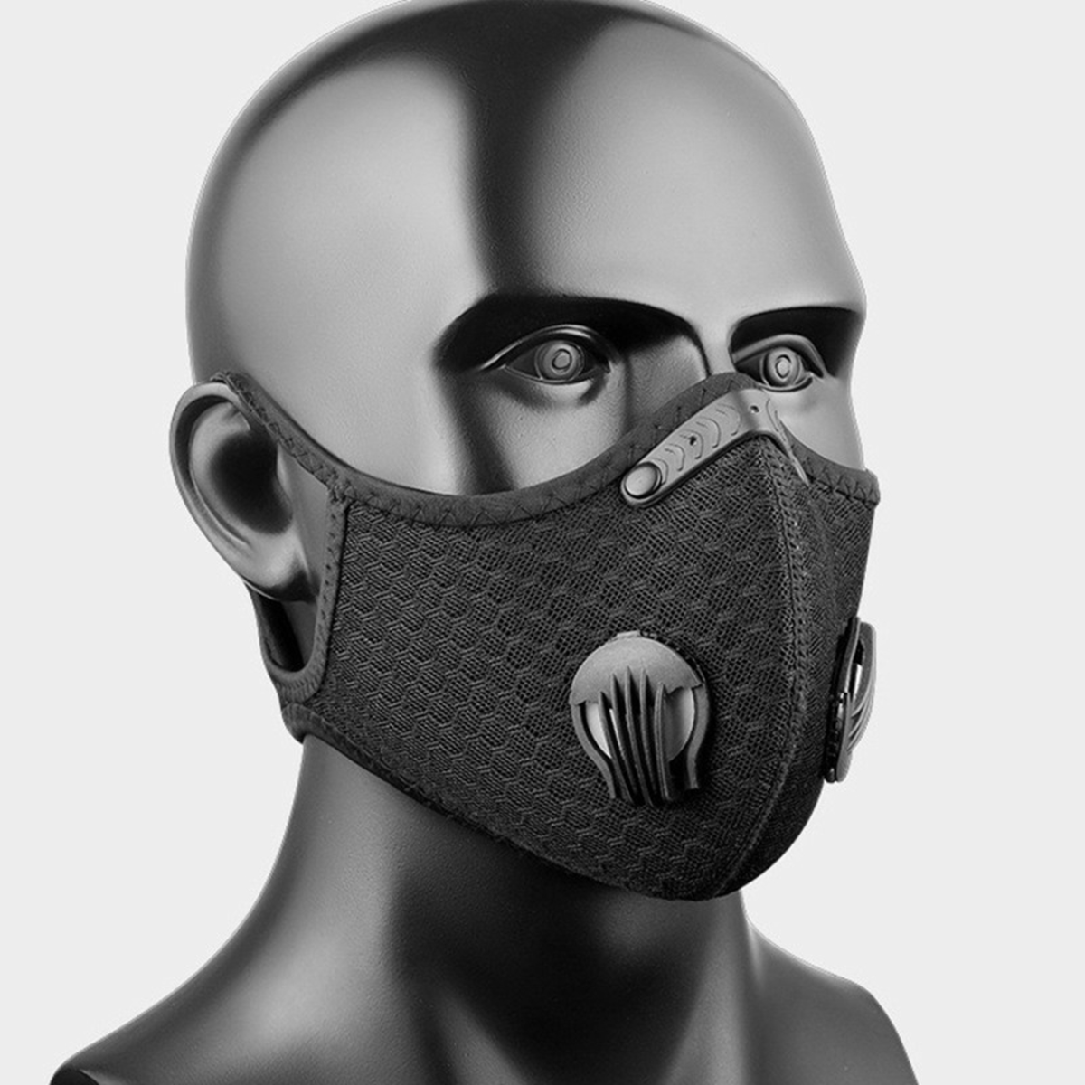 Reusable Half Face Cover Mask w/ Filter Cycling Outdoor Sport Face Mask