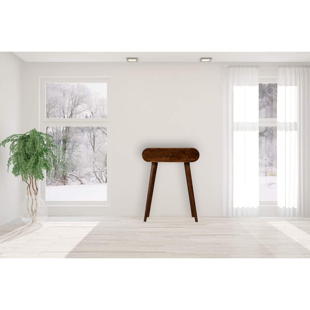 Artisan Furniture Solid Wood Chestnut London Mini Chestnut Console