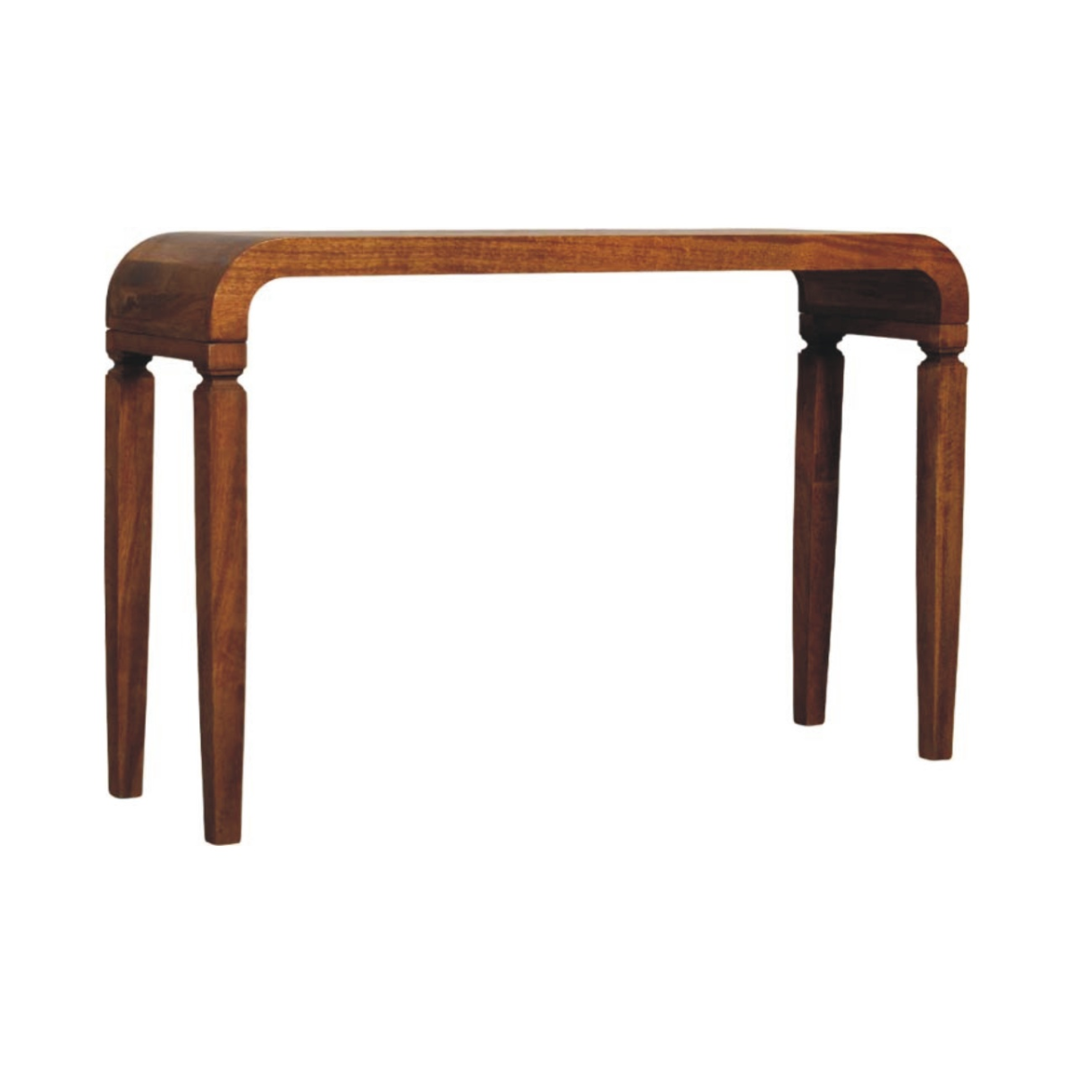 Artisan Furniture Solid Wood Arcus Console Table, Beige